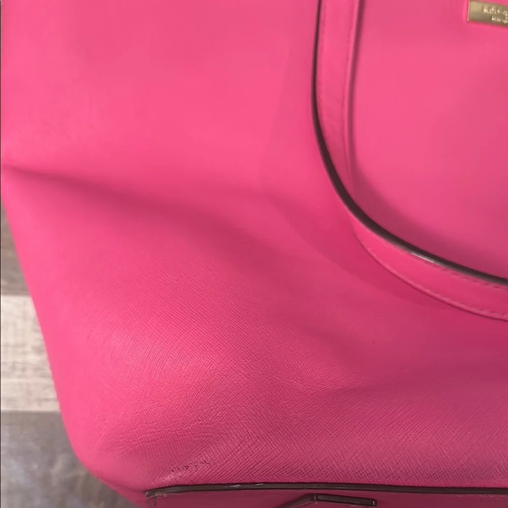 👜 Kate Spade New York Saffiano Leather Tote – Hot Pink 💖 - Picture 14 of 14